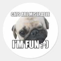 OS GATOS SÃO MISERÁVEIS, ESTOU DIVERTIDO:-) MEME