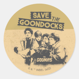 Adesivo Os Goonies "Salvem As Docks"