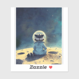 Adesivo Os guaxinins só falam lixo