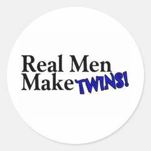 Adesivo Os homens reais fazem gêmeos (b)