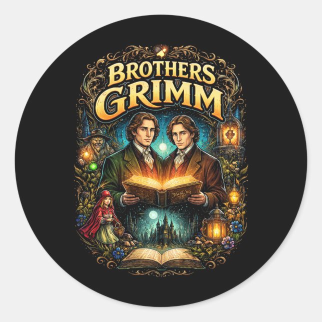 Adesivo Os Irmãos Grimm (Frente)
