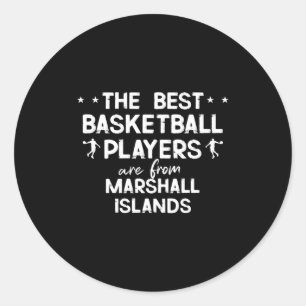 Adesivo Os jogadores de basquete são da ilha marshall
