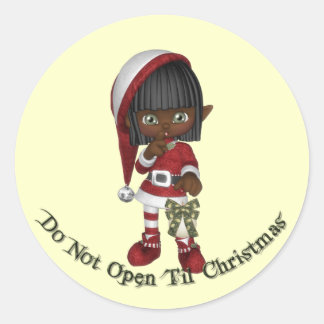 Adesivo Os KRW não abrem até o selo do Natal