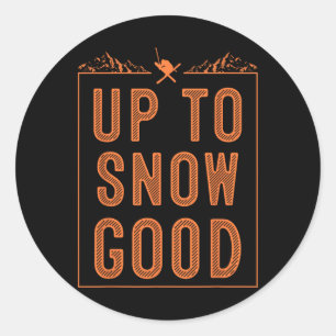 Adesivo Os melhores esquiadores de esqui de moto de neve c