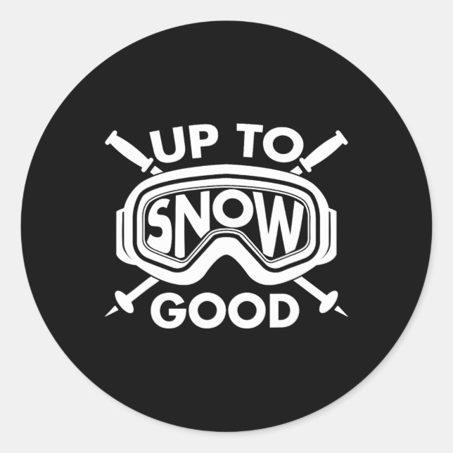 Adesivo Os melhores esquiadores de esqui de moto de neve c (Frente)