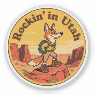Adesivo Os Mighty 5 de Utah - Presente dos Parques Naciona