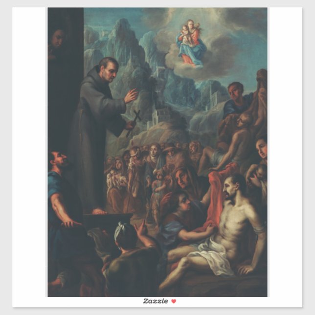 Adesivo Os milagres do Santo Salvador da Horta (Folha)