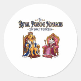 Adesivo Os Monarcas Reais Pawsome