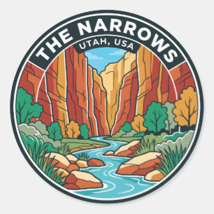 Adesivo Os Narrows, Parque Nacional Zion EUA