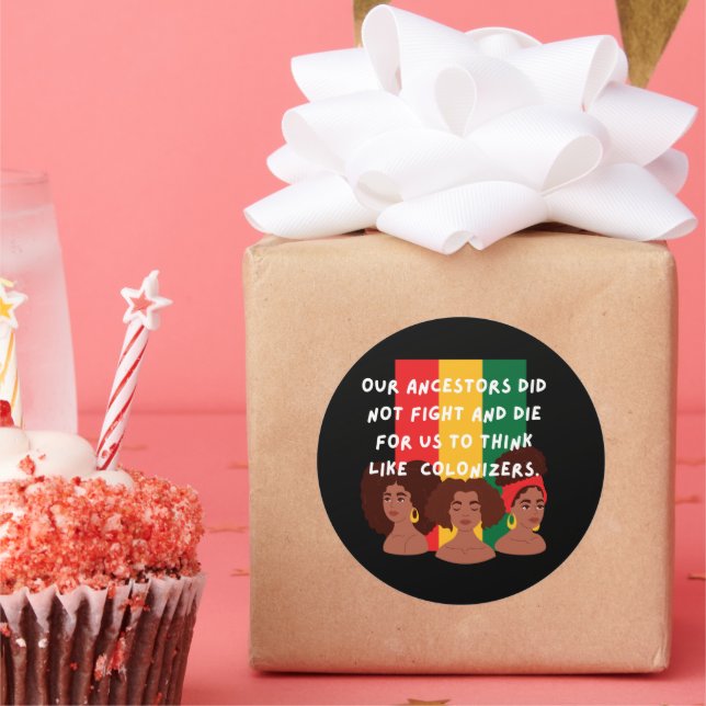 Adesivo Os Nossos Antepassados Não Combateram Os 12-Junta (Festa)