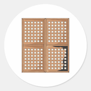 Adesivo Os painéis antigos feitos sob encomenda da janela