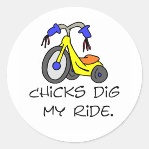 Adesivo Os pintinhos escavam meus t-shirt e presentes do