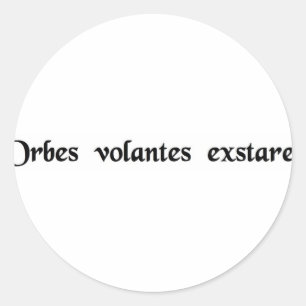 Adesivo Os pires de vôo são reais