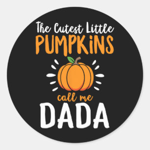 Adesivo Os Pumpkins Mais Loucos Chamam-Me Papá Papá Engraç
