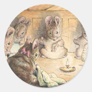 Adesivo Os Ratos Que Costuram Casacos Por Beatrix Potter