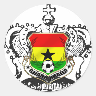 Adesivo Os reis do guerreiro de Ghana refrigeram o emblema
