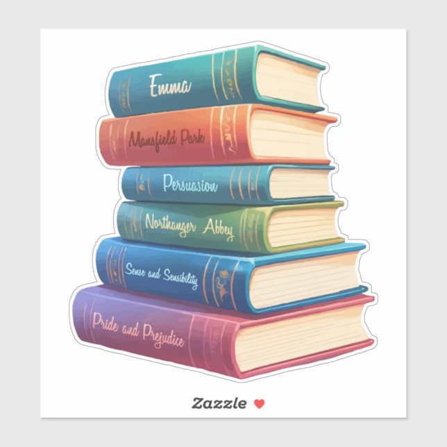 Adesivo Os romances VIII de Jane Austen (Folha)