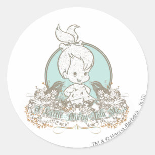 Adesivo Os seixos um Birdy pequeno disseram-me