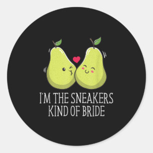 Adesivo Os Sneakers Tipo Casamento Bride Engraçado Futuro