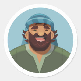 Adesivo Os 'Stickers' do Pastor: John