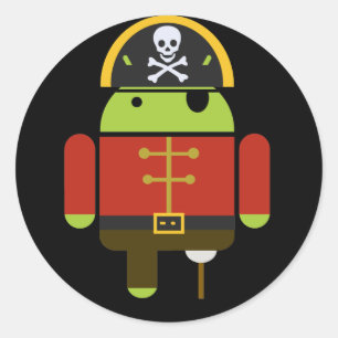 Adesivo Os Stickers Piratas Androides
