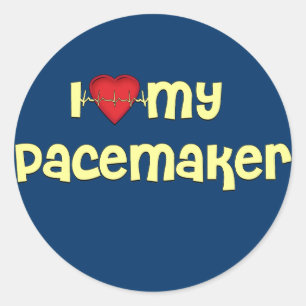 Adesivo Os t-shirt do pacemaker   obtêm presentes bons