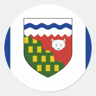 Adesivo os territórios do noroeste, Canadá