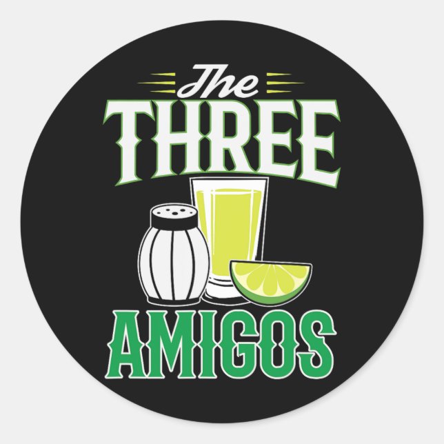 Adesivo Os Três Amigos Cinco De Mayo Gift (Frente)