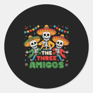 Adesivo Os três amigos mexicanos cinco de maio premium