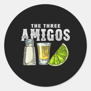 Adesivo Os Três Limões Amigos Sal Tequila Cinco Engraçados