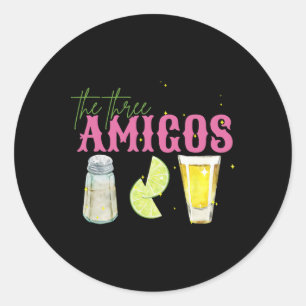 Adesivo Os Três Limões Amigos Sal Tequila Cinco Engraçados