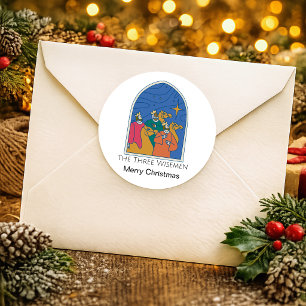 Adesivo Os Três Reis Magos Feliz Natal