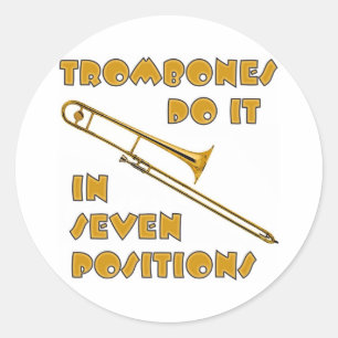 Adesivo Os Trombones fazem-no em 7 posições