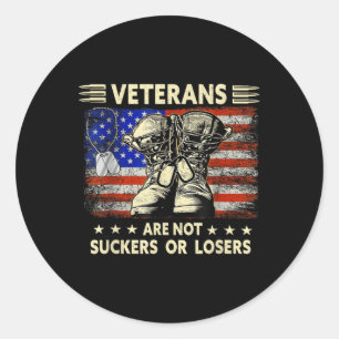 Adesivo Os Veteranos Camisetas De Mens Não São Perdedores