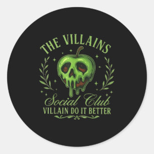 Adesivo Os Vilões do Clube Social Villains Fazem Melhor