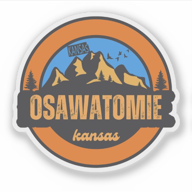 Adesivo Osawatomie, Kansas (Frente)