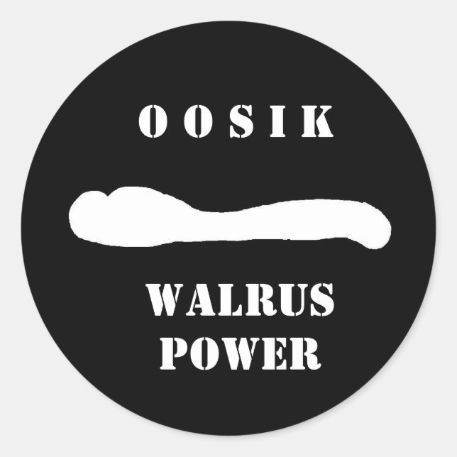 Adesivo osik walrus rep (Frente)
