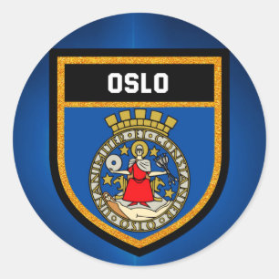 Adesivo Oslo Flag