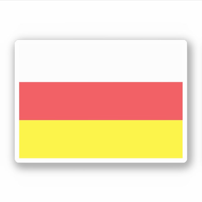 Adesivo Ossétia do Sul - Alânia (Frente)