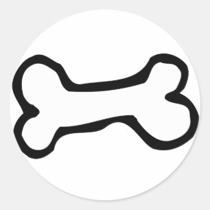 Adesivo Osso de cão bonito dos desenhos animados