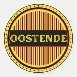 Adesivo Ostend City Pride Emblem – Belgian Identity