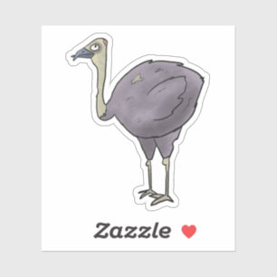 Adesivo Ostrich zumbi