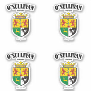 Adesivo O'Sullivan Crest Tradução e Significado Irlandês (