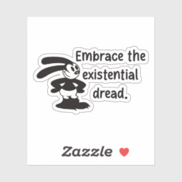 Adesivo Oswald teme a crise existencial