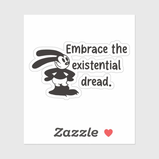 Adesivo Oswald teme a crise existencial (Folha)