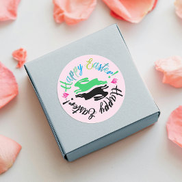 Adesivo Ótima ilustração do Pastel Bunnies, Felz pascoa