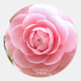 Adesivo Otome-tsubaki: Camellia [Round Seal]