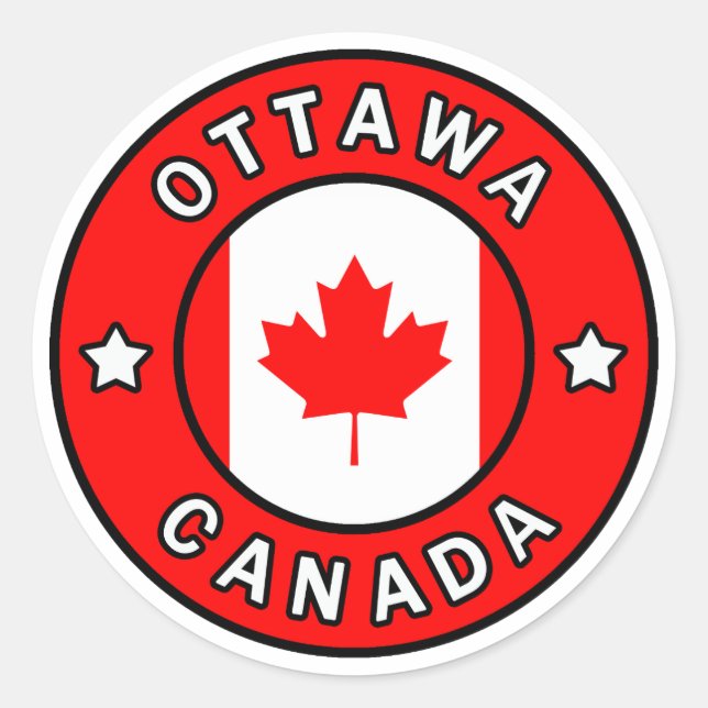 Adesivo Ottawa Canadá (Frente)