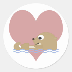 Adesivo Otter Love