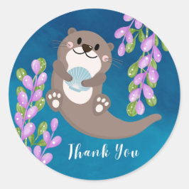 Adesivo Otter Obrigado Sticker